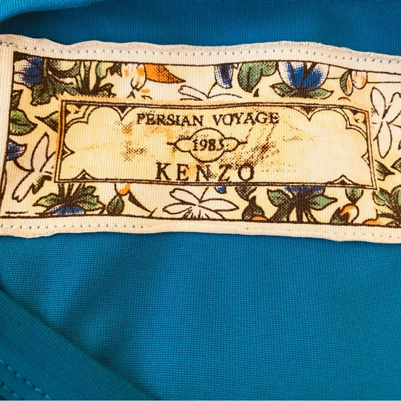 Kenzo women’s blue printed short sleeve tshirt - Picture 6 of 7